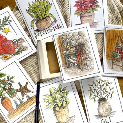 Carte de Souhaits 5x7 po Coffret de Noël Série 2