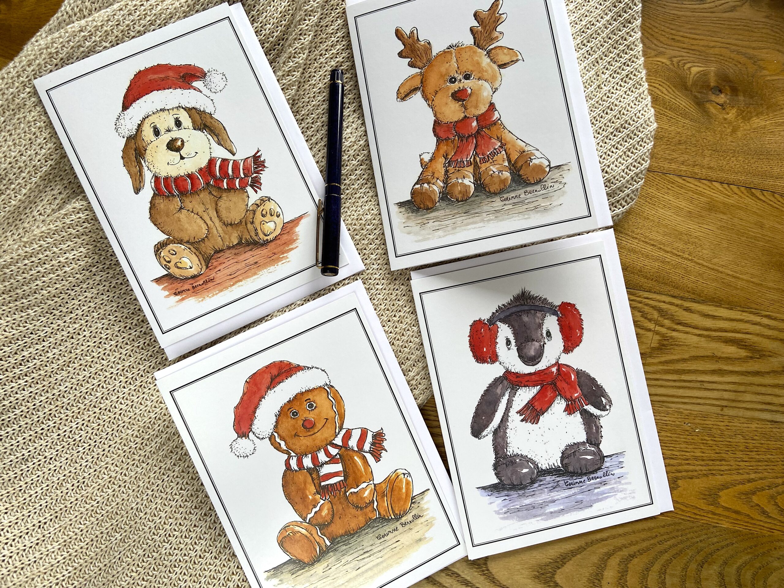 Carte de Souhaits 5x7 po Coffret de Noël Série 4 – Image 3
