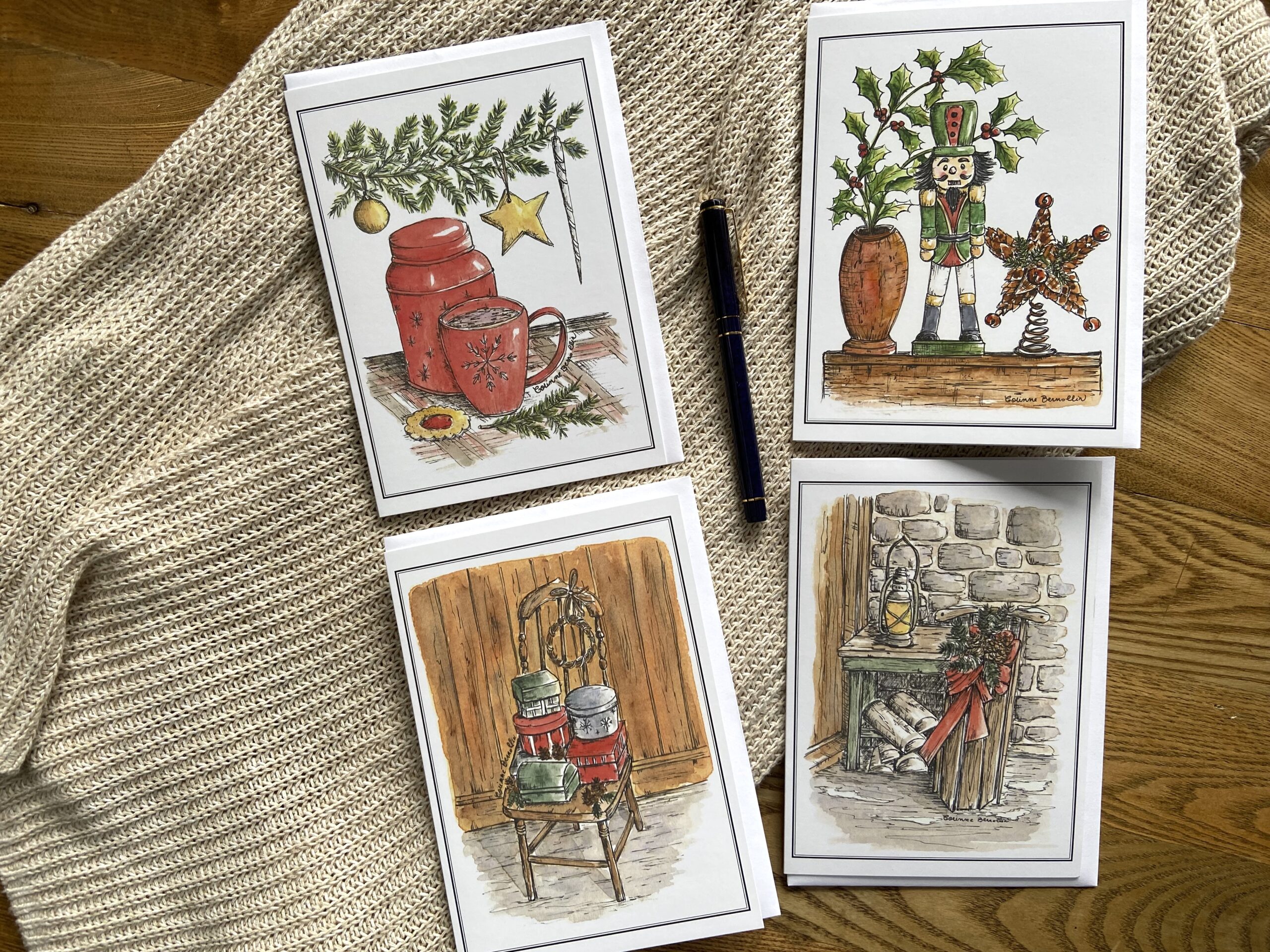 Carte de Souhaits 5x7 po Coffret de Noël Série 2 – Image 3