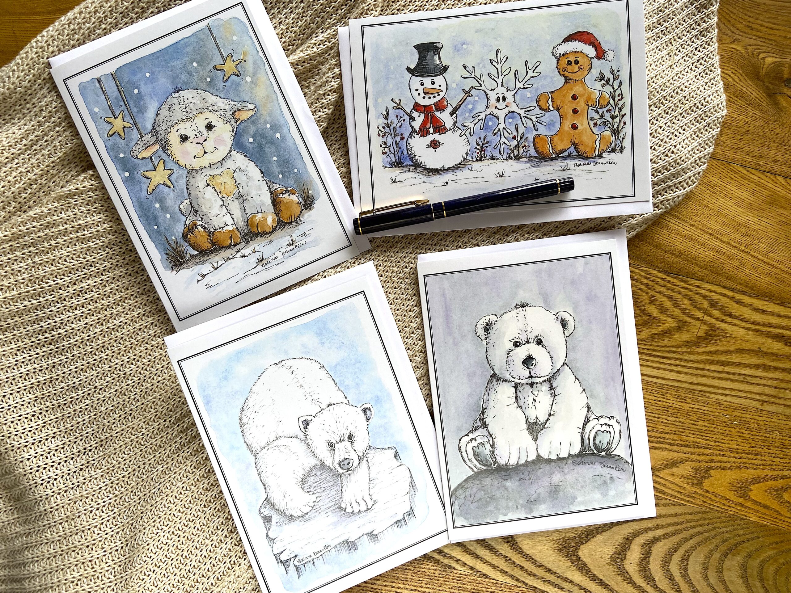 Carte de Souhaits 5x7 po Coffret de Noël Série 4 – Image 4