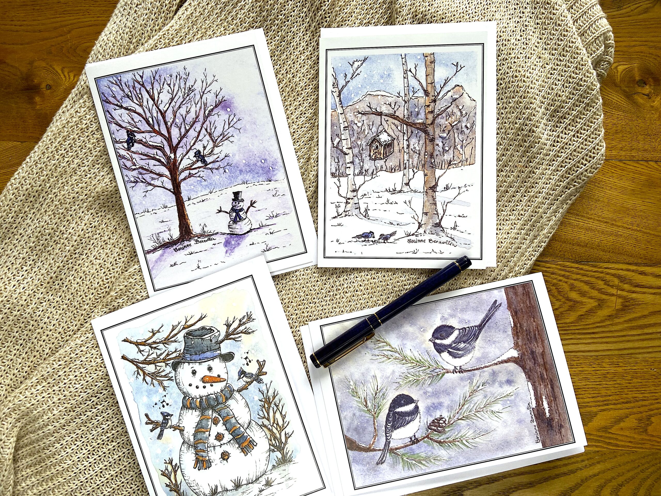 Carte de Souhaits 5x7 po Coffret de Noël Série 1 – Image 5