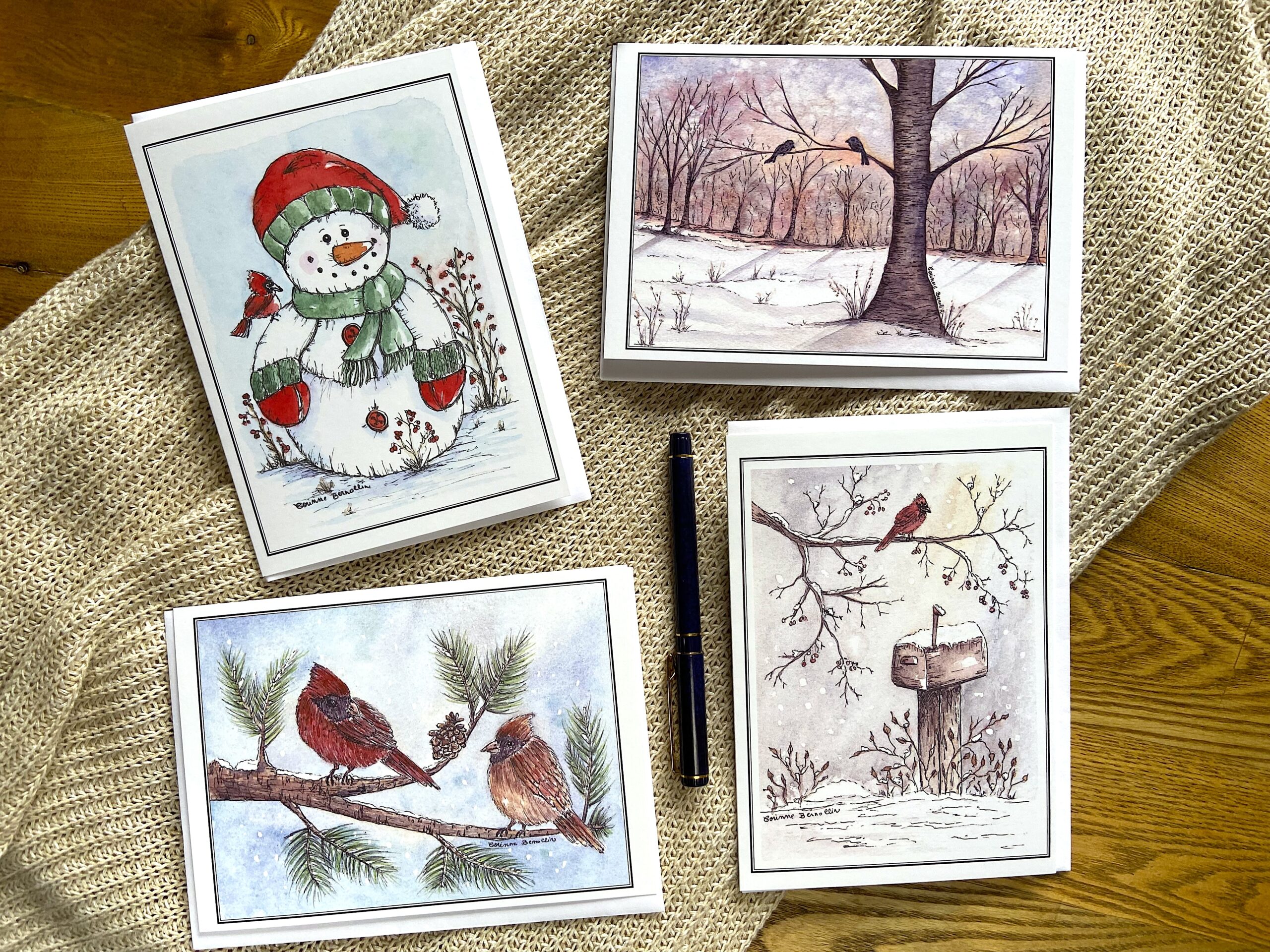 Carte de Souhaits 5x7 po Coffret de Noël Série 1 – Image 4